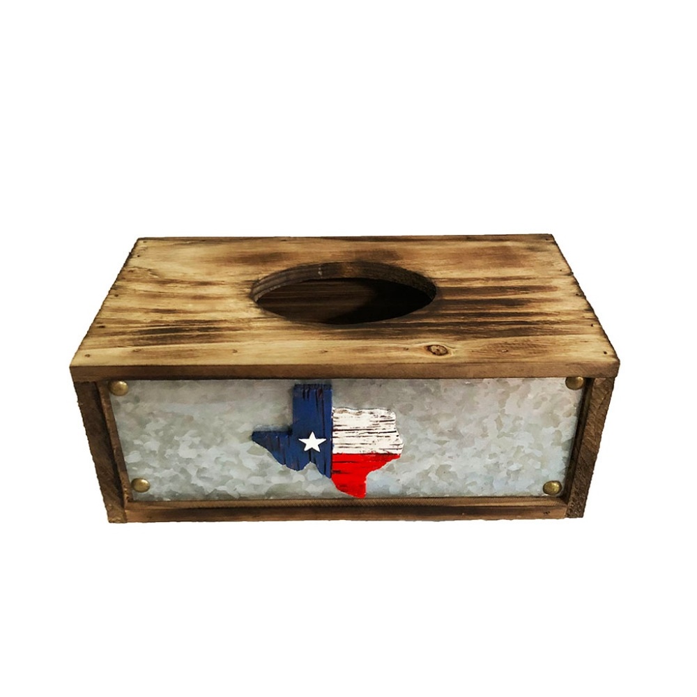 Texas State Map Tissue Box Cover - Rectangle - Picture 2 of 3